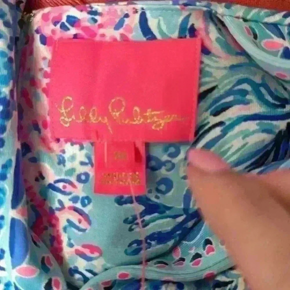 NWT Lilly Pulitzer Sz 10 Serena V-Neck Maxi Item# 10 - Picture 8 of 9